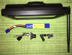 Camera, Transmitter, Battery and DVR